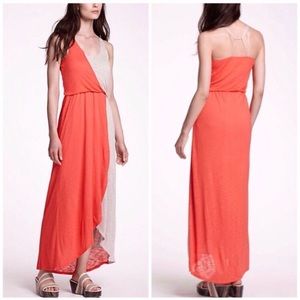 Anthro | Addison Story Two Tone Maxi Dress Medium